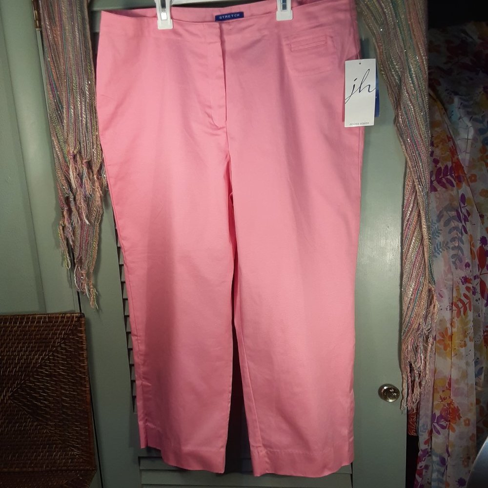JH Collectibles stretch capri cropped pants sz 16 - Picture 1 of 8